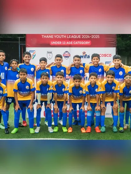 Our Under-13 squad photo for the Thane Youth League 2024-25 season, ready to compete.