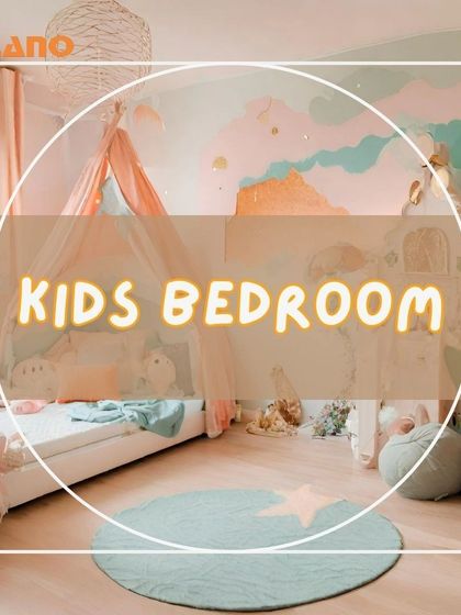 This image represents our focus on creating dream-like kids' bedrooms. We can incorporate elements like canopies and unique themes to make their space truly special.