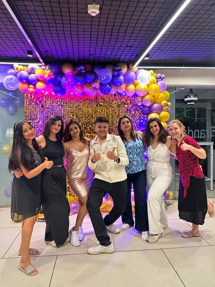 A group picture with some of my amazing students at our Dance Soirée. The crazy poses show that the fun never stops in the KJ Family.