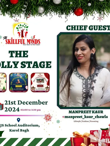 Welcoming Manpreet Kaur, a lifestyle, fashion, and parenting influencer, as an honorable chief guest for our event.