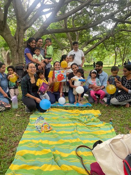 More shots of our wonderful community. These group photos are a testament to the connections and friendships formed at Cubbon Tales.