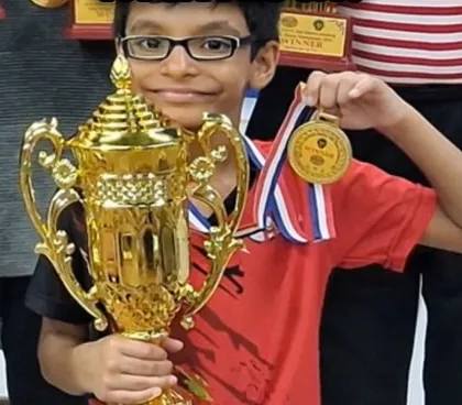 We build champions from a young age. Here is our U-11 star Vivyan Gada with his gold medal and trophy from the TSTTA Mumbai District Ranking Tournament. The journey to the top starts here.
