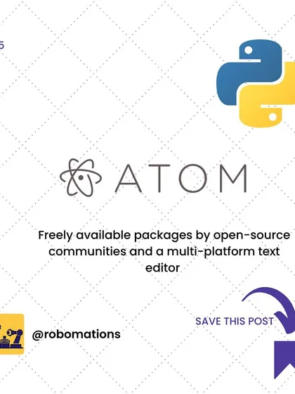 Atom is a versatile, multi platform text editor. It is supported by a large open source community that provides many freely available packages to extend its functionality.
