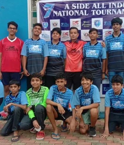 Our DSSA football squad ready for their first national tournament. We prepare our players not just physically, but mentally for high-stakes competition.