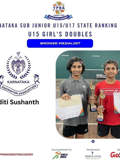 Yadav Pro Badminton Academy - Student-Athlete Development Program National & State Level Champions photo 74