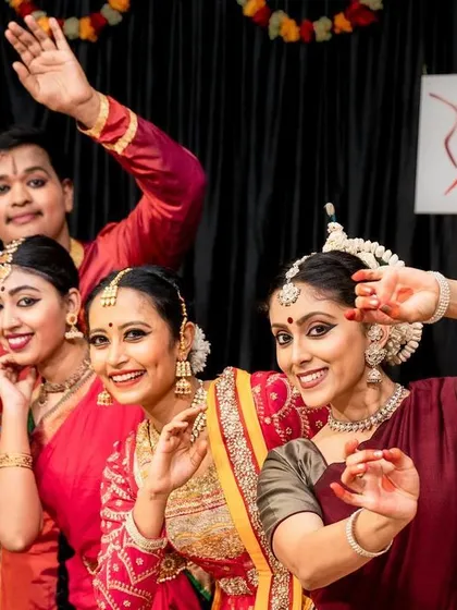 Celebrating the first anniversary of Sāttvatī School of Dance with my dear friends and fellow dancers. Their support has been invaluable on this journey.