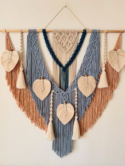 Shikha Agarwal - Custom Macrame & Crochet Home Decor Large Statement Wall Hangings photo 3