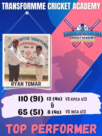 Transform Cricket Academy - Junior Cricket Coaching Program Star Performers: Celebrating Individual Excellence photo 27