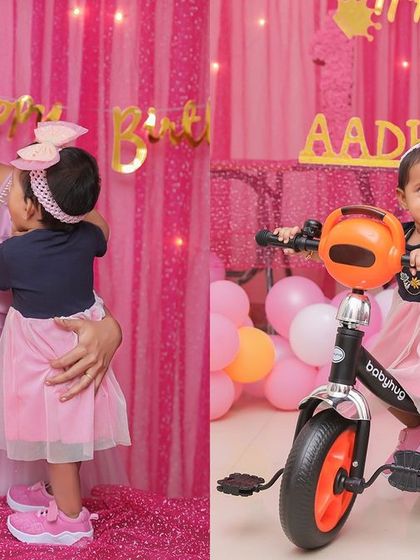 A sweet 'Teddy Bear' themed first birthday party, with soft colors, cute teddy bear props, and a cozy setting, perfect for a warm and loving celebration.