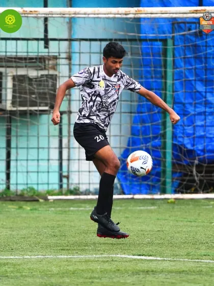 A moment of skill and flair. Our players are encouraged to express themselves on the field.