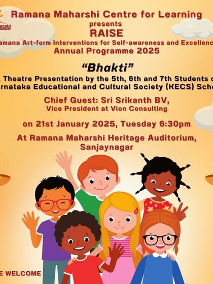 Ramana Maharshi Centre for Learning - Youth Programs & Summer Camps RAISE: Theatre for Self-Discovery photo 3