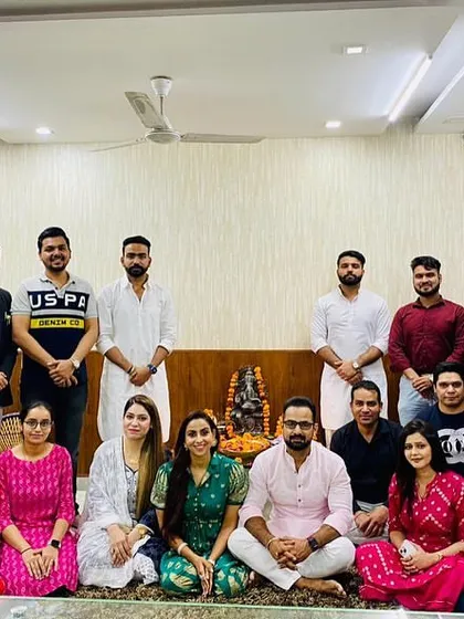 Pre-Diwali celebrations with my extended family at the office. These moments of togetherness strengthen our bond as a team.