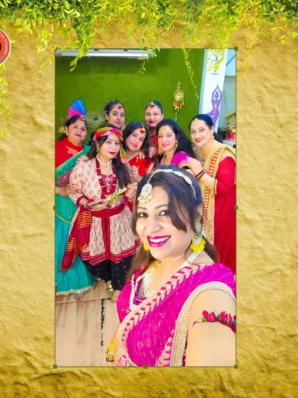 A selfie with my wonderful members during our Janmashtami celebration. The energy was absolutely vibrant.