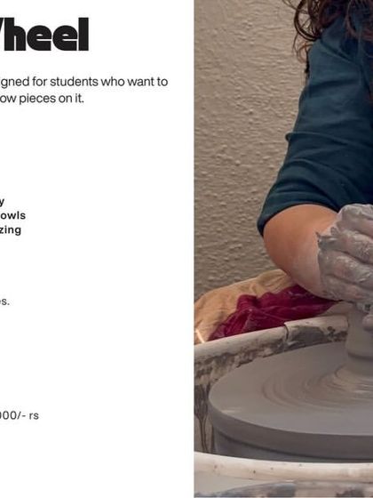 If you dream of using the potter's wheel, this course is for you. The Beginners Wheel course focuses solely on learning to throw, from centering the clay to creating beautiful cylinders and bowls.