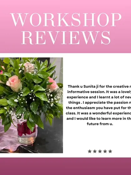 A wonderful review from a participant who appreciated the passion and enthusiasm I put into the class. It was a wonderful experience for me as well, and I'm so glad she learned a lot.