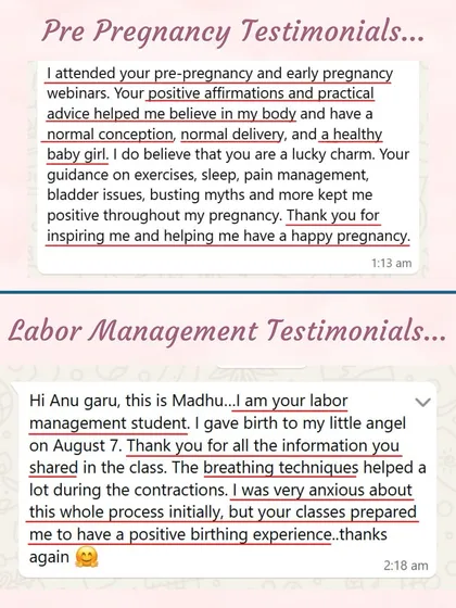 From a happy pregnancy to a positive birthing experience, our webinars provide guidance on exercises, sleep, pain management, and myth-busting.