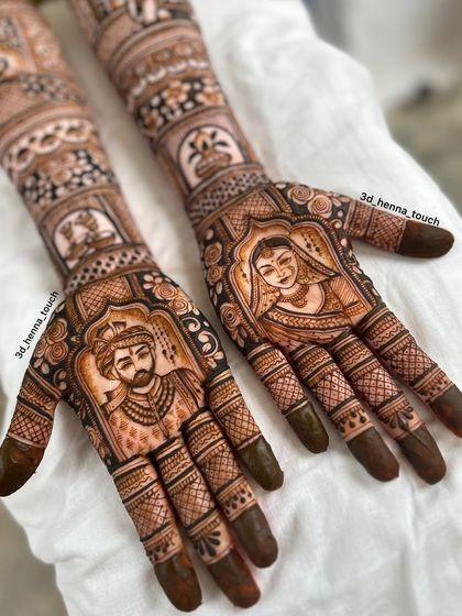 3D Henna Touch - Bridal Mehndi Bridal Portraits: Your Love Story in Henna photo 6