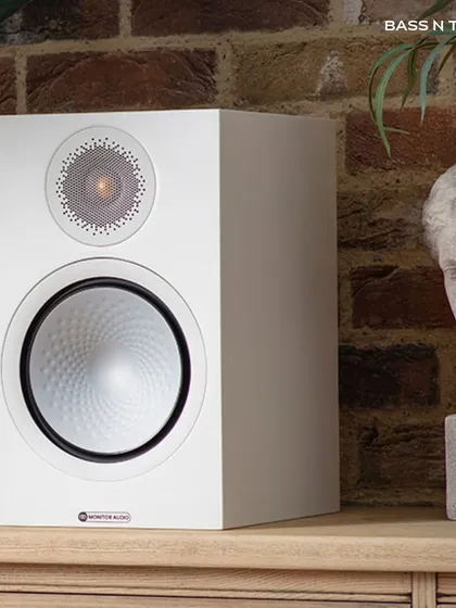 The Monitor Audio Silver 100 7G bookshelf speaker is a statement of elegance and precision. Its advanced tweeter design ensures crystal-clear, distortion-free sound.