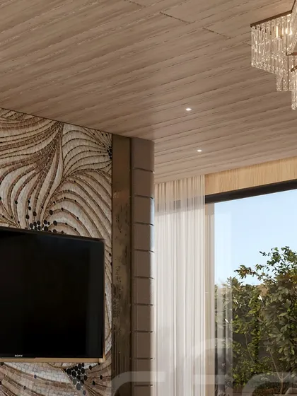 A close-up of an opulent mosaic wall, a masterpiece of texture and pattern.