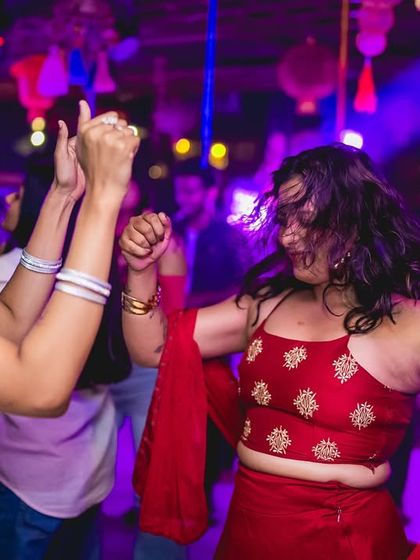 The dancefloor was lit up with festive spirit during our Diwali celebration. It's amazing to see everyone dressed up and dancing their hearts out to desi beats.