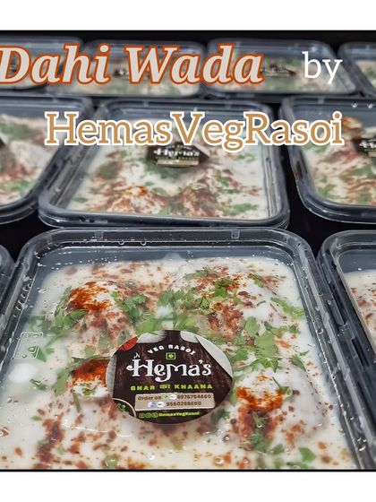 My Dahi Wadas are always a hit, packed carefully to ensure they reach you perfectly chilled and ready to eat.