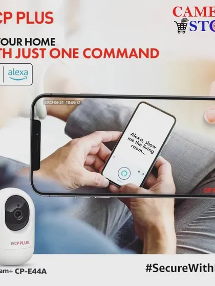 We make home security simple and convenient. Our CP Plus cameras work with Amazon Alexa, allowing you to see a live view of any room with just a simple voice command.
