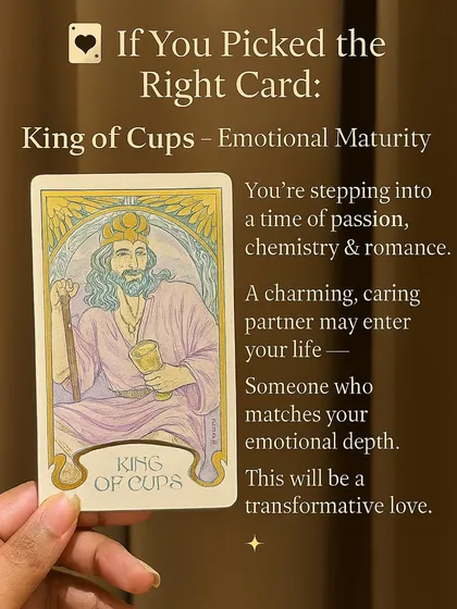 Wondering what's next in your love life? This 'Pick a Card' reading reveals the immediate future, from blooming connections and emotional fulfillment to the arrival of a mature, transformative love.