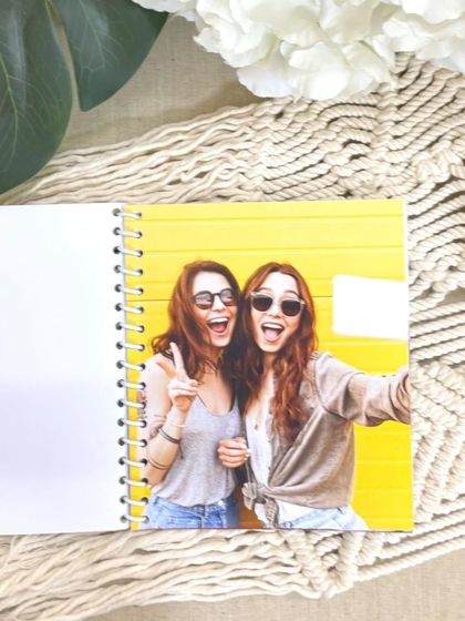 A vibrant, full-page photo inside the 4x6 inch spiral-bound album. The quality of the print makes your memories pop.