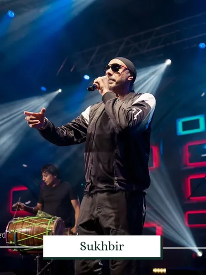 The Prince of Bhangra, Sukhbir, setting the stage on fire. When the goal is non-stop dancing, we know exactly who to call.