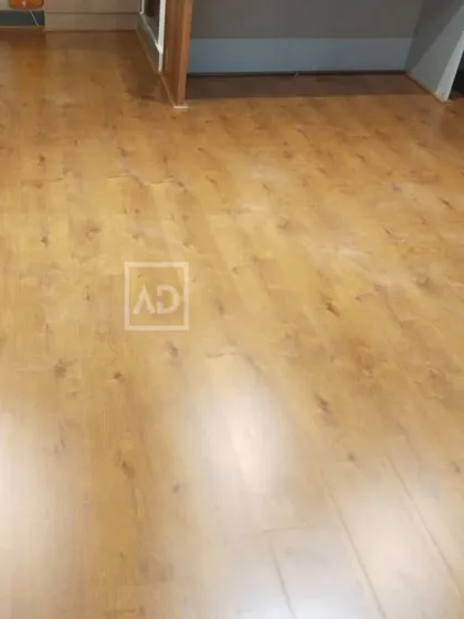 The natural-looking grain of this flooring adds character to the room. My products offer the beauty of real wood with added durability.