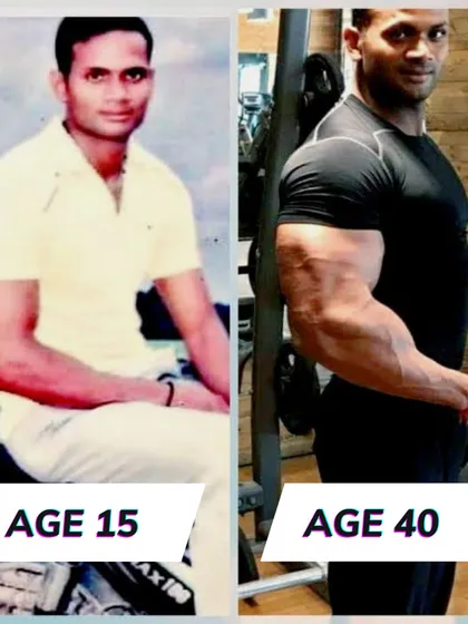 My own transformation from age 15 to 40. This isn't a short-term fix, it's a lifelong commitment to strength and health. Age is just a number when you have discipline.