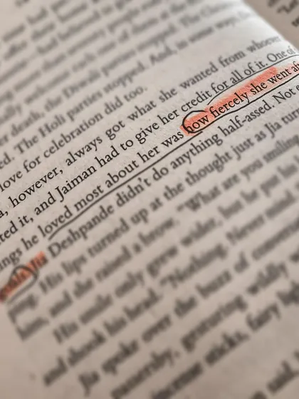 Another beautiful annotation from a reader of *Match Me If You Can*, highlighting how fiercely the hero loves the heroine.
