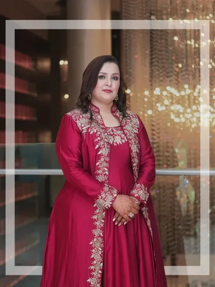 These images capture the essence of what I do: helping real people celebrate their most important moments in style. From elegant gowns to traditional lehengas, each look is a collaboration to bring their vision to life.