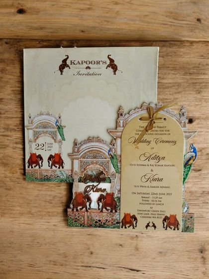 House Of Cards - Custom Wedding Invitations Intricate Laser-Cut & 3D Designs photo 5