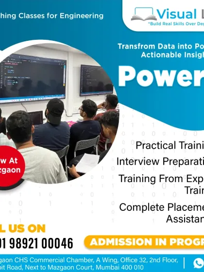Transform data into powerful, actionable insights with Power BI. Our course offers practical training, expert instructors, interview preparation, and complete placement assistance. Admissions are now open in Mazgaon.