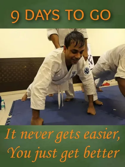 "It never gets easier, you just get better." A motivational reminder as we count down the days to our 17th anniversary celebration.
