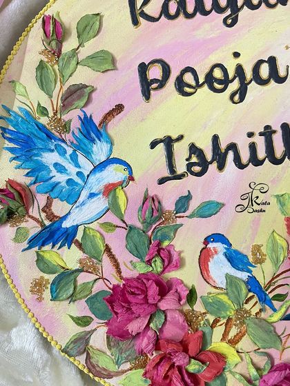 Jashn-e-Kala by Sakshi - Custom Russian Sculpture Decor Personalized Nameplates photo 13