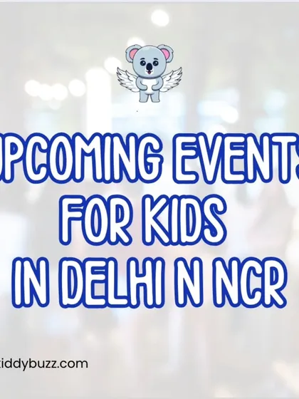 This graphic is a teaser for all the upcoming events for kids in Delhi NCR. Swipe to see what's happening this weekend!