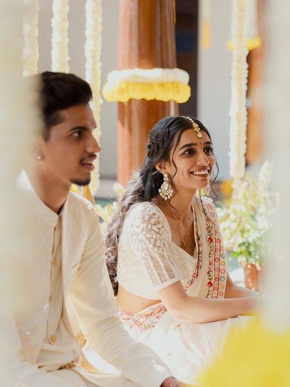 The Tales of Tradition - Wedding Planning & Design Sun-Kissed Haldi Ceremonies photo 74