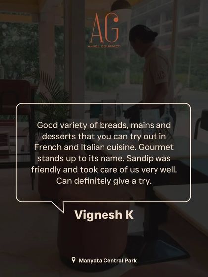 Another wonderful review from a guest who enjoyed the variety of breads, mains, and desserts, and gave a shout-out to my friendly staff.