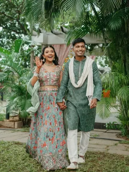 Crimson and Cherry - Full-Service Wedding Planning & Execution Vibrant Sangeet & Mehendi Nights photo 45