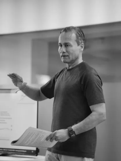 As the Head of EMS Education in India, I am committed to upholding the highest standards. Here I am explaining the nuances of client assessment during a training session.