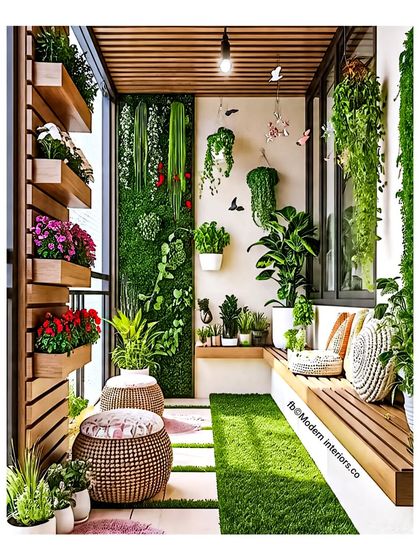 Designing with a Touch of Sweetness - Balcony Makeovers Lush Green Havens photo 5