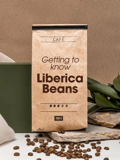 A visual for "Getting to know Liberica Beans," a prized choice for coffee enthusiasts seeking something different.