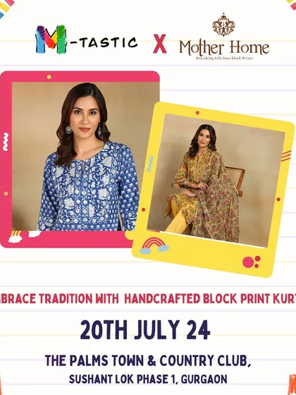 For moms, we feature brands like Mother Home, which offers beautifully handcrafted block print kurtis that embrace tradition and timeless elegance.