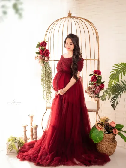 Abhinandan Photography - Maternity Photography Elegant Gown Portraits photo 10