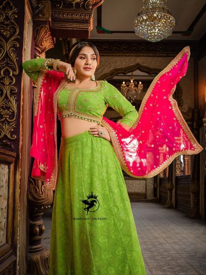 Bhargavi and Poorvika - Ethnic & Fusion Wear Rental As Seen on Celebrities photo 4