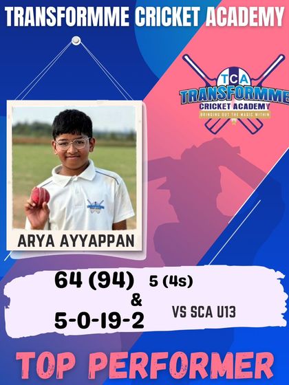 Transform Cricket Academy - Junior Cricket Coaching Program Star Performers: Celebrating Individual Excellence photo 129