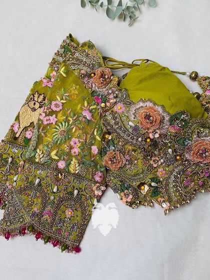 Blouse House by Mahitha Prasad - Custom Blouse Design & Embroidery A Closer Look: The Art of Embroidery photo 37