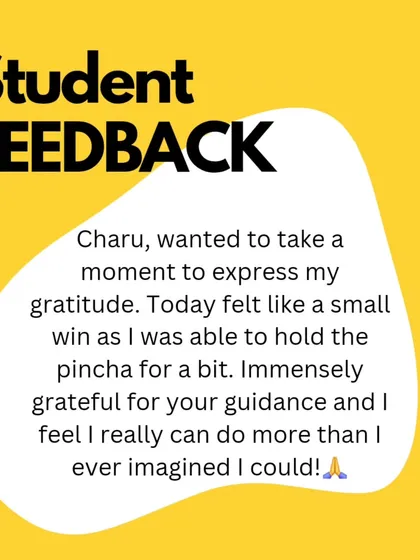This is why I teach. Getting messages like this from students who are surprising themselves with their own strength is the best part of my job. My goal is to give you the guidance to do more than you ever imagined you could.